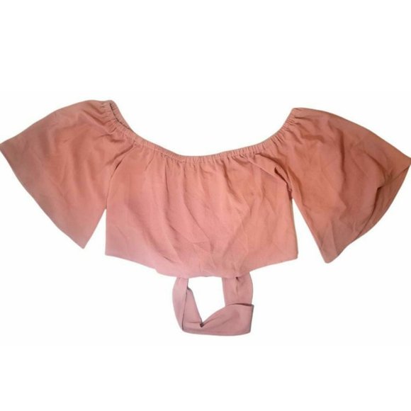 NWOT Love Tree - Off the Shoulder Top, Rose Dawn Color - Size S - Picture 2 of 5